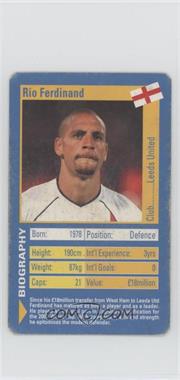 2003 Top Trumps World Football Stars - [Base] #_RIFE - Rio Ferdinand
