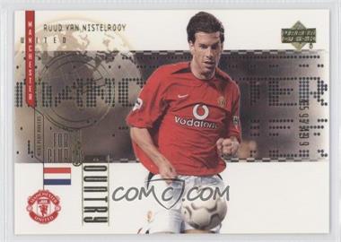 2003 Upper Deck Manchester United Mini Play Makers - For Club and Country - Gold #CC11 - Ruud van Nistelrooy /499