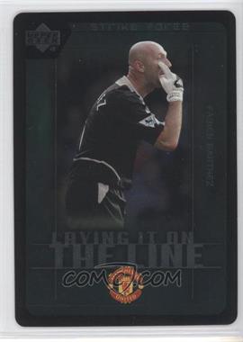 2003 Upper Deck Manchester United Strike Force - Laying it on the Line #LL1 - Fabien Barthez