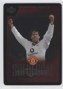 2003 Upper Deck Manchester United Strike Force - Solid Goal #SG1 - Ruud Van Nistelrooy