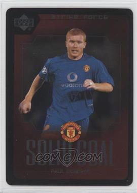 2003 Upper Deck Manchester United Strike Force - Solid Goal #SG13 - Paul Scholes