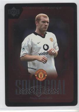 2003 Upper Deck Manchester United Strike Force - Solid Goal #SG16 - Paul Scholes