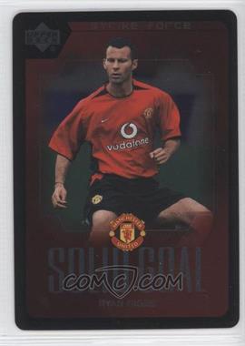 2003 Upper Deck Manchester United Strike Force - Solid Goal #SG6 - Ryan Giggs