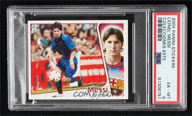 2004-05 Colecciones Este Liga Stickers - [Base] #_LIME - Lionel Messi [PSA 6 EX‑MT]