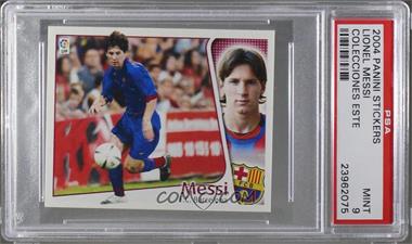 2004-05 Colecciones Este Liga Stickers - [Base] #_LIME - Lionel Messi [PSA 9 MINT]