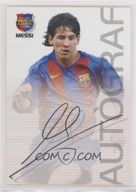 2004-05 Panini Megacracks Barca Campeon - [Base] - Catalan (Barca Campio) #89 - Autografo - Lionel Messi [Good to VG‑EX]