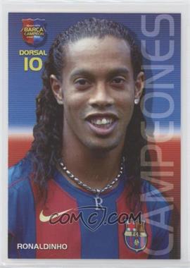 2004-05 Panini Megacracks Barca Campeon - [Base] - Spanish #22 - Ronaldinho