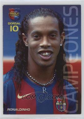 2004-05 Panini Megacracks Barca Campeon - [Base] - Spanish #22 - Ronaldinho