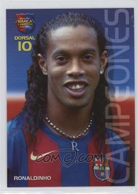 2004-05 Panini Megacracks Barca Campeon - [Base] - Spanish #22 - Ronaldinho