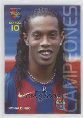 2004-05 Panini Megacracks Barca Campeon - [Base] - Spanish #22 - Ronaldinho