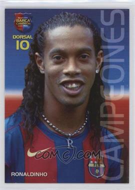 2004-05 Panini Megacracks Barca Campeon - [Base] - Spanish #22 - Ronaldinho