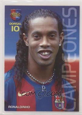 2004-05 Panini Megacracks Barca Campeon - [Base] - Spanish #22 - Ronaldinho