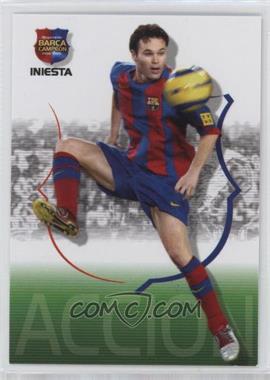 2004-05 Panini Megacracks Barca Campeon - [Base] - Spanish #60 - Accion - Andres Iniesta