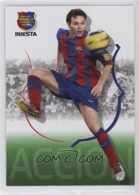2004-05 Panini Megacracks Barca Campeon - [Base] - Spanish #60 - Accion - Andres Iniesta