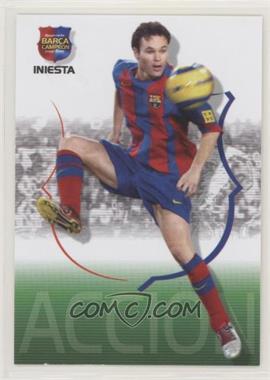 2004-05 Panini Megacracks Barca Campeon - [Base] - Spanish #60 - Accion - Andres Iniesta [Good to VG‑EX]