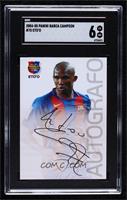 Autografo - Samuel Eto'o [SGC 80 EX/NM 6]