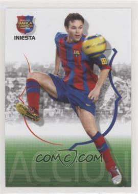 2004-05 Panini Megacracks Barca Campeon - [Base] #60 - Accion - Andres Iniesta
