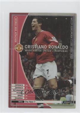 2004-05 Panini WCCF European Clubs - World Side Attacker #WSA4/5 - Cristiano Ronaldo