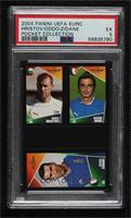 Marian Hristov, Massimo Oddo, Zinedine Zidane [PSA 5 EX]