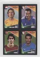 Edwin van der Sar, Ludovic Giuly, Tiago, Gianluca Zambrotta