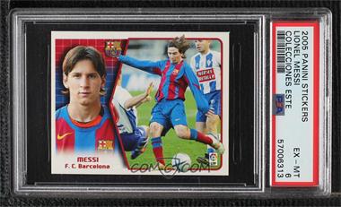 2005-06 Colecciones Este Liga Stickers - [Base] #1111 - Lionel Messi [PSA 6 EX‑MT]