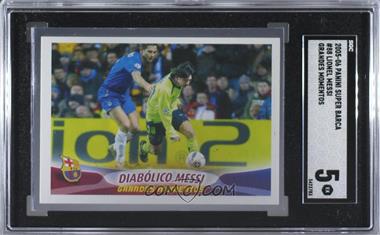 2005-06 Panini Super Barca - [Base] #88 - Diabolico Messi [SGC 60 EX 5]