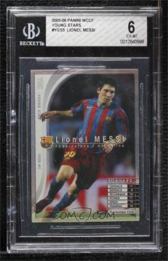 2005-06 Panini WCCF European Clubs - Young Stars #YGS5/5 - Lionel Messi [BGS 6 EX‑MT]