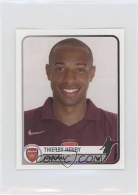 2005 Panini Champions of Europe 1955-2005 - [Base] #57.2 - Thierry Henry (Arsenal Logo on Front)