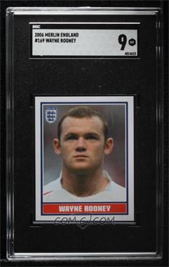 2006 Merlin England World Cup Stickers - [Base] #169 - Wayne Rooney [SGC 9 MINT]