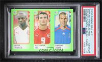 Hatem Trabelsi, Alexander Frei, Zinedine Zidane [PSA 10 GEM MT]