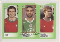 Figo, Rafael Marquez, Maciej Zurawski