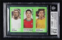David Beckham, Cristiano Ronaldo, Zlatan Ibrahimovic [BGS 7.5 NEAR&nb…
