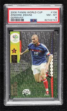 2006 Panini FIFA World Cup Germany - [Base] #106 - Zinedine Zidane [PSA 8 NM‑MT]