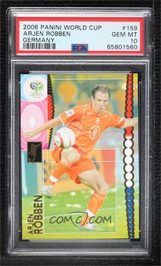 2006 Panini FIFA World Cup Germany - [Base] #159 - Arjen Robben [PSA 10 GEM MT]