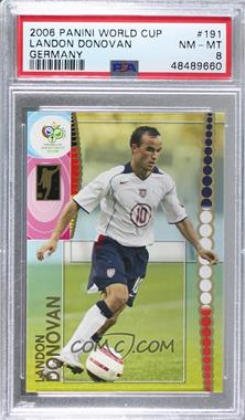 2006 Panini FIFA World Cup Germany - [Base] #191 - Landon Donovan [PSA 8 NM‑MT]