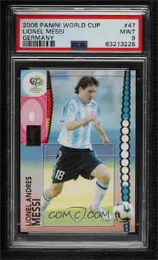 2006 Panini FIFA World Cup Germany - [Base] #47 - Lionel Messi [PSA 9 MINT]
