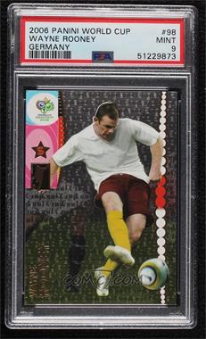 2006 Panini FIFA World Cup Germany - [Base] #98 - Wayne Rooney [PSA 9 MINT]