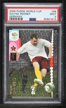 2006 Panini FIFA World Cup Germany - [Base] #98 - Wayne Rooney [PSA 9 MINT]