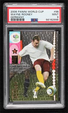 2006 Panini FIFA World Cup Germany - [Base] #98 - Wayne Rooney [PSA 9 MINT]