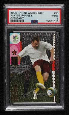 2006 Panini FIFA World Cup Germany - [Base] #98 - Wayne Rooney [PSA 9 MINT]