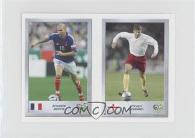 2006 Panini FIFA World Cup Mini Album Stickers - [Base] #28/117 - Zinedine Zidane, Steven Gerrard