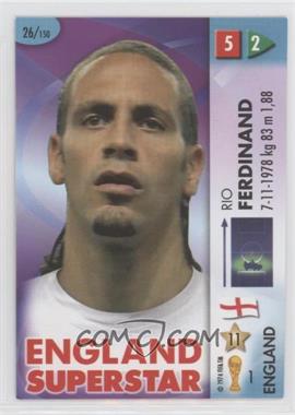 2006 Panini GOAAAL! World Cup - [Base] - Made in Italy England Superstars #26 - Rio Ferdinand [EX to NM]