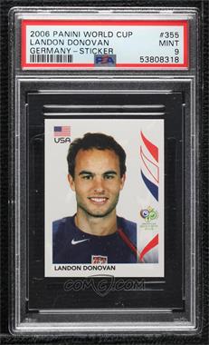 2006 Panini World Cup Album Stickers - [Base] #355 - Landon Donovan [PSA 9 MINT]