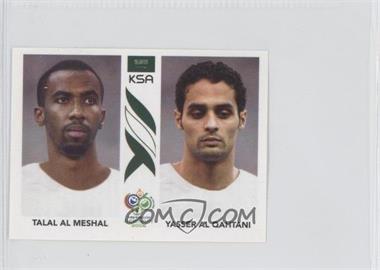 2006 Panini World Cup Album Stickers - [Base] #596 - Talal Al Meshal, Yasser Al Qahtani