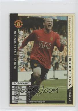 2008-09 Panini WCCF Intercontinental Clubs - World Best 11 #WBE 09/11 - Wayne Rooney