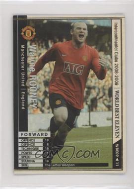 2008-09 Panini WCCF Intercontinental Clubs - World Best 11 #WBE 09/11 - Wayne Rooney