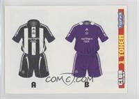 Home and Away Kits - Newcastle United