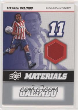 2008 Upper Deck MLS - MLS Materials #MM-21 - Maykel Galindo