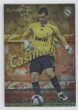2009-10 Mundicromo Official Quiz Game Collection La Liga - [Base] - Silver Texture #050 - SuperStar - Iker Casillas