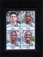 Olivier Giroud, Youssouf Toure, Yannick Yenga, Julien Cetout